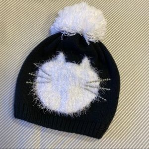Toddler kitten beanie